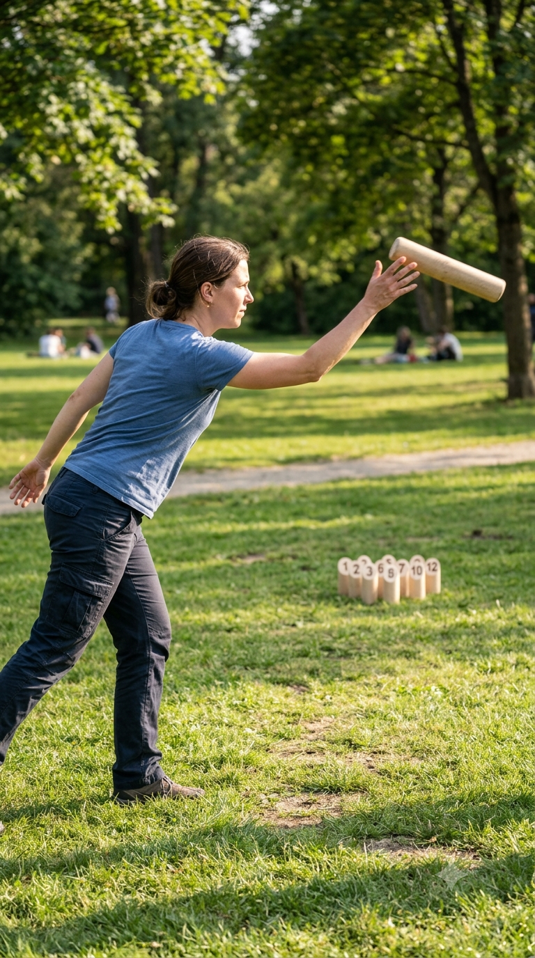 Compétition de Mölkky à Paris