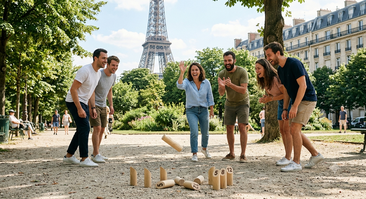 Team building Mölkky à Paris
